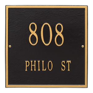 Whitehall 2111BG - Personalized Square Plaque - Standard - Wall - 2 line