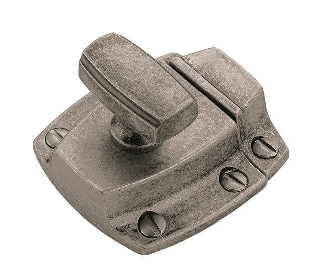 Amerock Cabinet Latch Aged Pewter 1-7/8 inch (48 mm) Length Highland Ridge 1 Pack Cabinet Hardware
