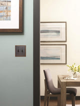 Amerock Wall Plate Oil Rubbed Bronze 2 Toggle Switch Plate Cover Mulholland 1 Pack Light Switch Cover