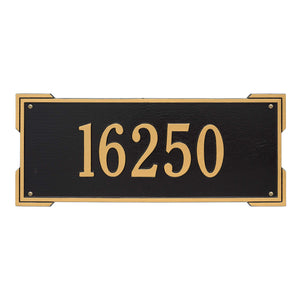 Whitehall 1019BG - Personalized Roanoke Plaque - Estate -Wall - 1 Line