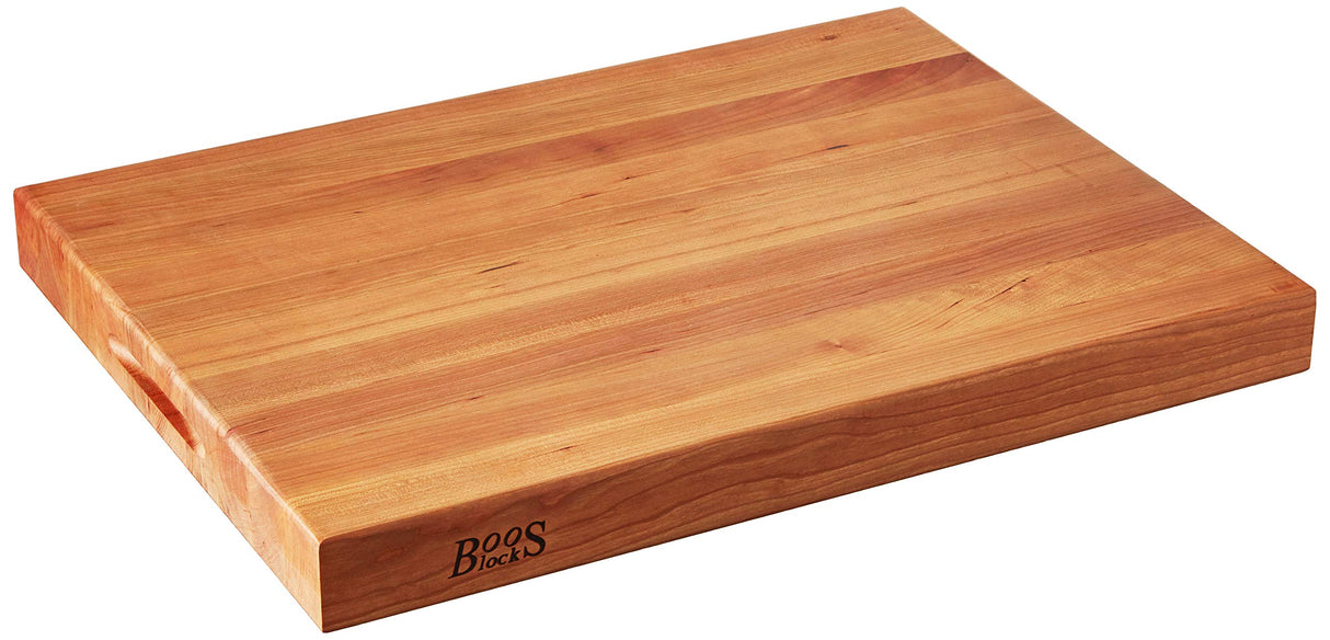 John Boos CHY-RA03 Block Maple Wood Edge Grain Reversible Cutting Board, 24 Inches x 18 2.25 24X18X2.25 CHY-EDGE GR-REV-RA BRD-