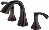 Gerber D304022BR Antioch Two Handle Mini-Widespread Lavatory Faucet, Tumbled Bronze