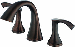Gerber D304022BR Antioch Two Handle Mini-Widespread Lavatory Faucet, Tumbled Bronze