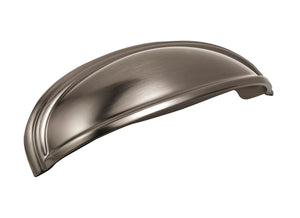 Amerock Cabinet Cup Pull Gunmetal 3 inch. (76 mm) & 4 inch. (102 mm) Center to Center Ashby 1 Pack Drawer Pull Drawer Handle Cabinet Hardware