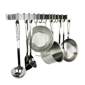 Enclume OWR3 SS 36" Easy Mount Wall Rack w/ 6 Hooks SS