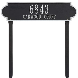 Whitehall 2991BS - Personalized Richmond Plaque -Estate- Lawn - 2 Line