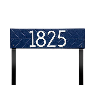 Whitehall 3909DW - Herringbone Horizontal Plaque, Standard Lawn 1-line