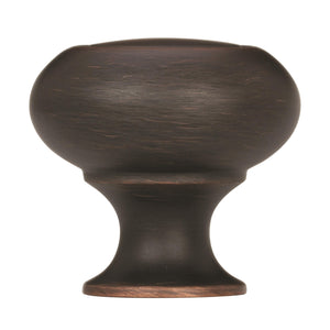Amerock Cabinet Knob Oil Rubbed Bronze 1-1/4 inch (32 mm) Diameter Everyday Heritage 1 Pack Drawer Knob Cabinet Hardware