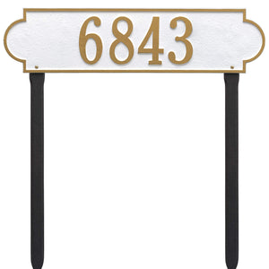 Whitehall 2995WG - Personalized Richmond Plaque -Estate- Lawn - 1 Line