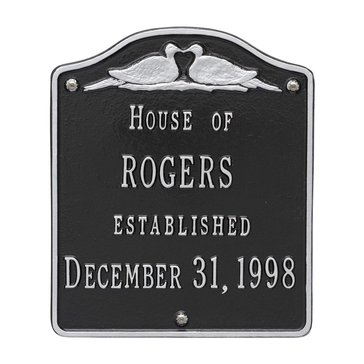 Whitehall 5009BS - Wedding Plaque - Standard Wall - Two Line