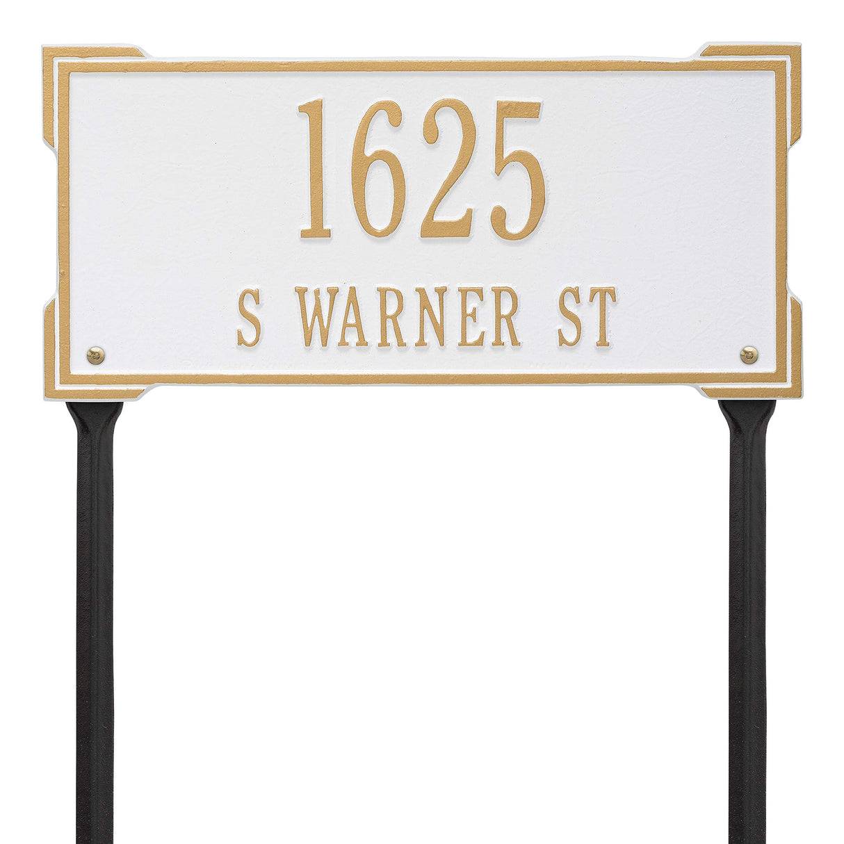 Whitehall 1124WG - Personalized Roanoke Plaque - Standard -Lawn - 2 Line