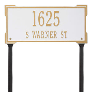 Whitehall 1124WG - Personalized Roanoke Plaque - Standard -Lawn - 2 Line