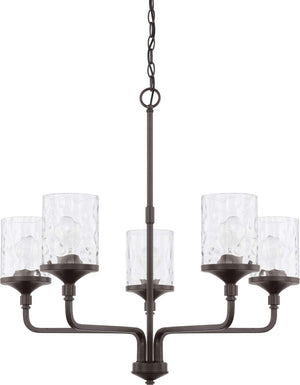 Capital Lighting 428851BZ-451 Colton 5 Light Chandelier Bronze