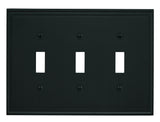 Amerock Wall Plate Black Bronze 3 Toggle Switch Plate Cover Mulholland 1 Pack Light Switch Cover