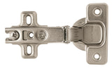 Amerock Cabinet Hinge 2-9/16 inch (65 mm) Length Hinge Nickel 2 Pack Self-Closing Hinge Concealed Hinge Cabinet Door Hinge