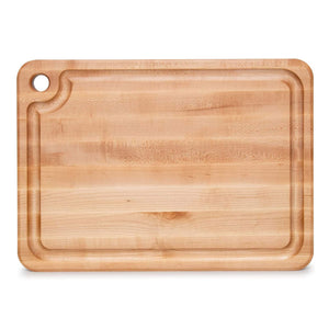 John Boos MPL2216125-FH-GRV Prestige Maple Wood Cutting Board for Kitchen Prep, 22 x 16 Inches, 1.25 Inches Thick Edge Grain Charcuterie Block with Juice Grooves 22X16X1.25 MPL-EDGE GR-PRESTIGE BRD