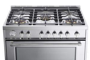 Verona VPFSGG365SS Prestige 36" Gas Single Oven Range - Stainless Steel