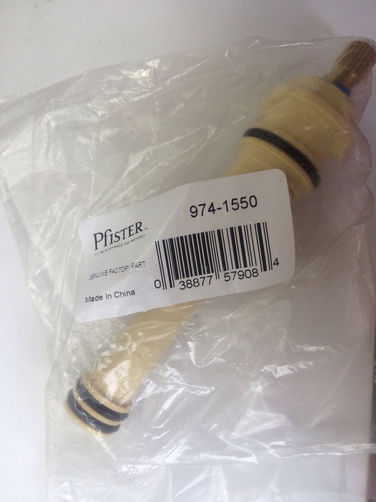 Pfister Model: 974-1550 Ceramic Disc Cold Side Cartridge for F049cscc 974-1550