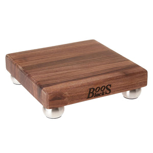 John Boos WAL-9SS Walnut Wood Cutting Board for Kitchen Prep, 1.5