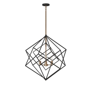 Artistry Pendant - Matte Black & Harvest Brass / 24.00