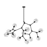 Organic Chandelier - Black / 58