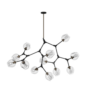 Organic Chandelier - Vintage Brass / 58