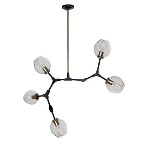 Organic Chandelier - Vintage Brass / 30.00