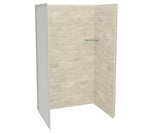 MAAX 107459-312-507 Utile 4832 Composite Direct-to-Stud Three-Piece Alcove Shower Wall Kit in Organik Loam
