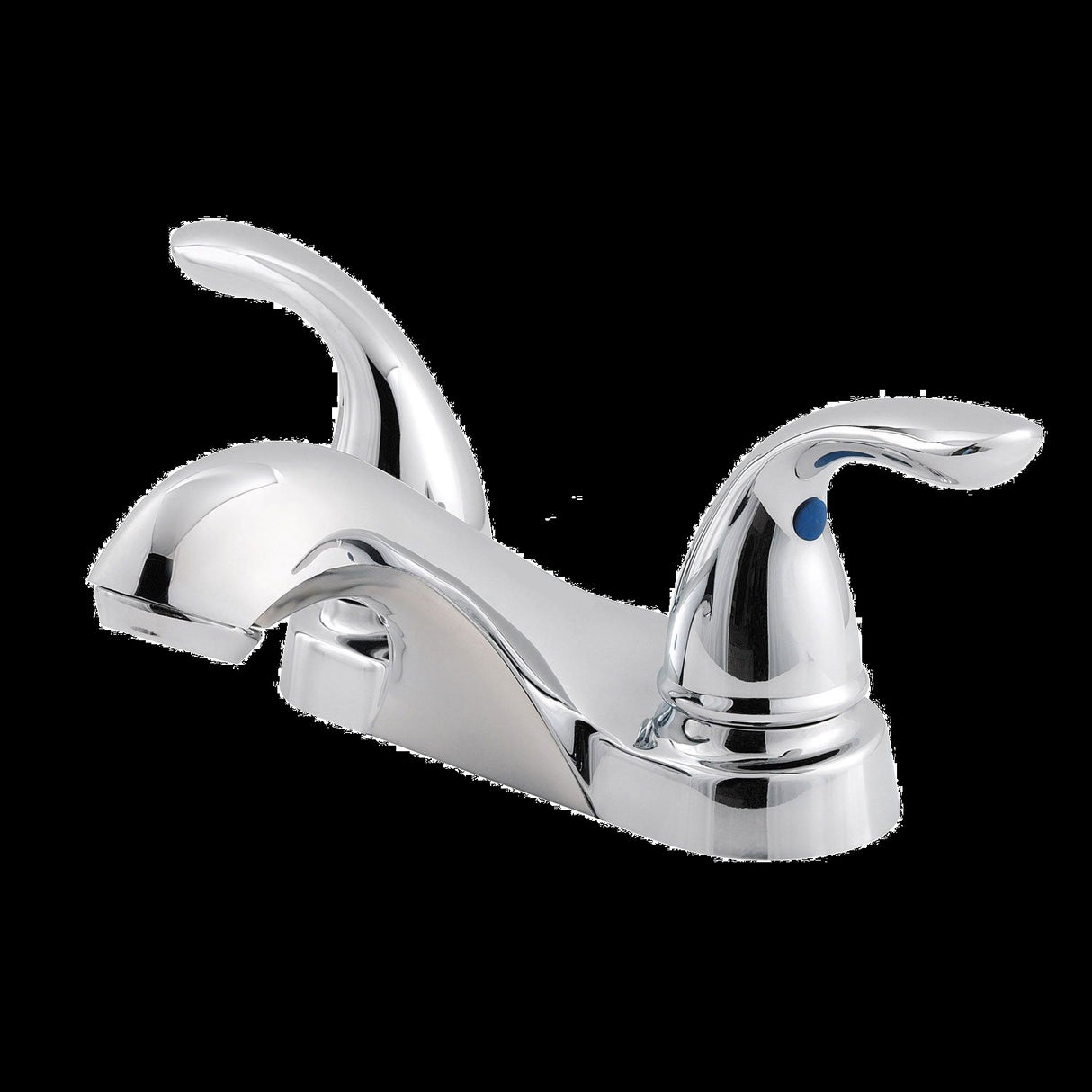 Pfirst Series 2-Handle 4" Centerset Bathroom Faucet in Polished Chrome
