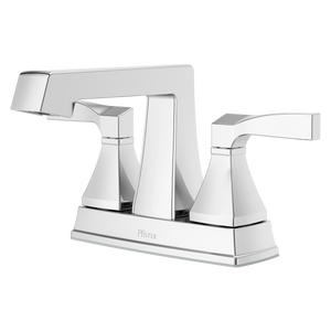 Holliston 4 in Centerset Bathroom Faucet in Polished Chrome