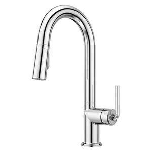 Tenet 1-Handle Pull-Down Bar/Prep Faucet in Polished Chrome