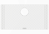 Ruvati Silicone Bottom Rinse Grid Sink Mat for RVH8300 Sink - Gray - RVA48300GR