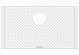 Ruvati Silicone Bottom Rinse Grid Sink Mat for RVH7300 Sink - Gray - RVA47300GR