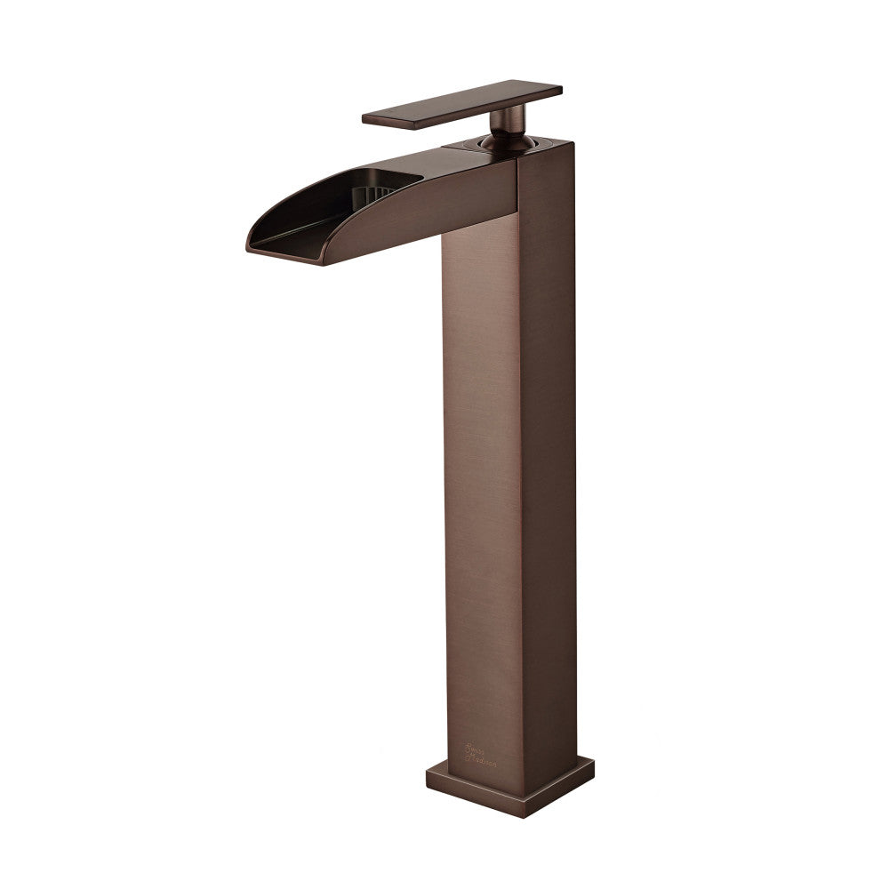 Concorde Single Hole, Single-Handle, High Arc Waterfall, Bathroom Faucet in Oil Rubbed Bronze