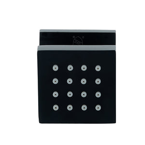 DAX Brass Square Body Jets, Matte Black DAX-1014-BL