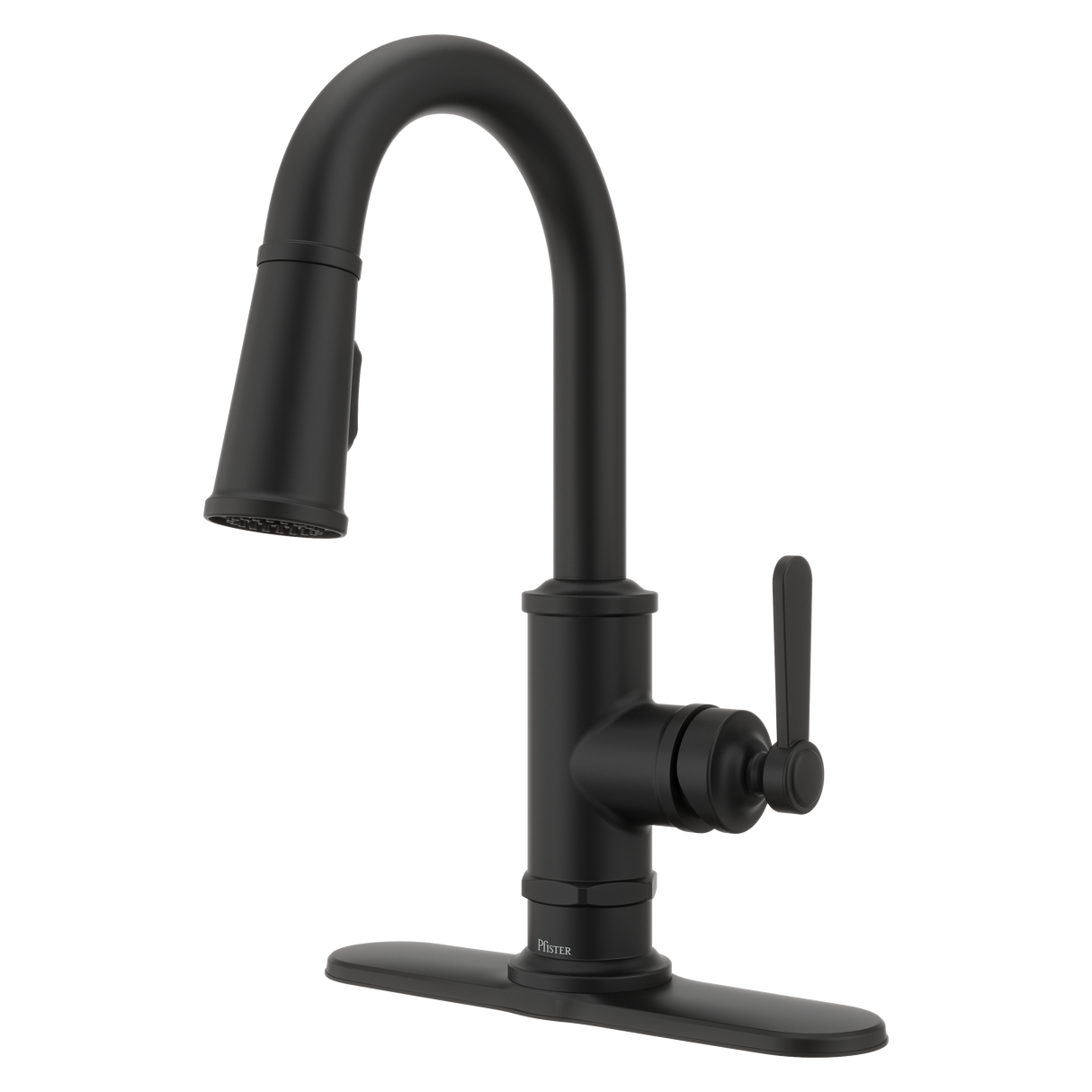 Port Haven Pull-Down Bar/Prep Faucet in Spot Defense Matte Black