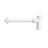 Bottle Trap Drain, Matte White