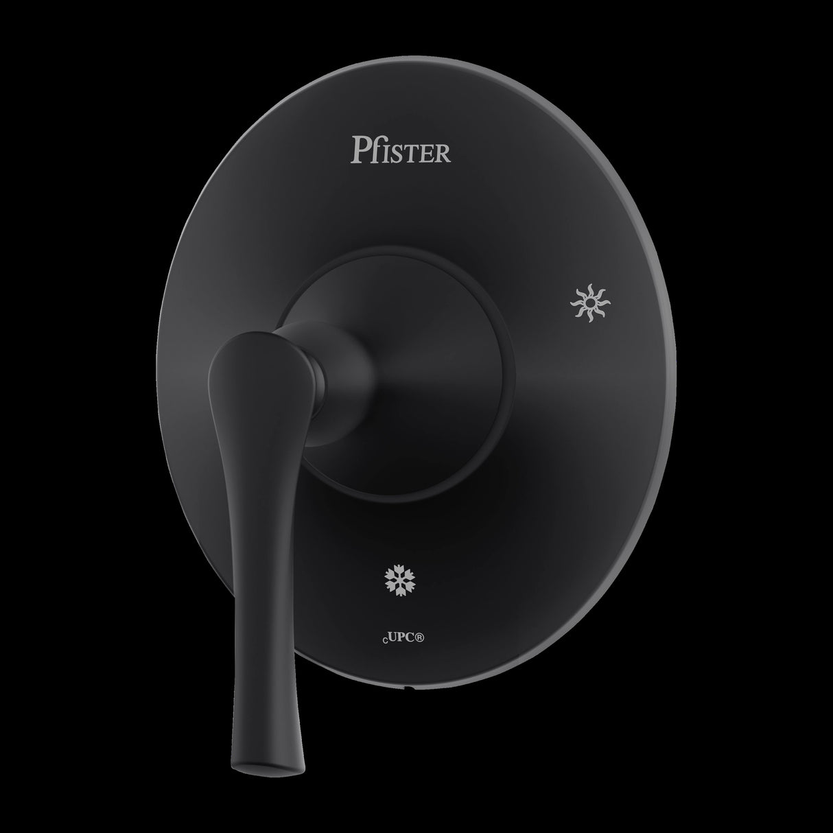 Rhen 1-Handle Tub & Shower Valve Only Trim in Matte Black