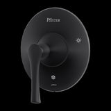 Rhen 1-Handle Tub & Shower Valve Only Trim in Matte Black