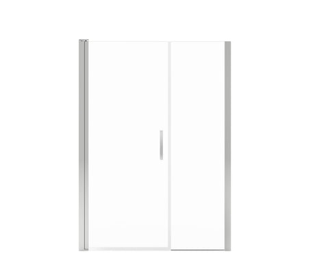 MAAX 138273-900-084-101 Manhattan 49-51 x 68 in. 6 mm Pivot Shower Door for Alcove Installation with Clear glass & Square Handle in Chrome