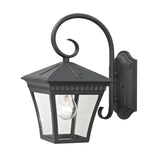 Elk 8401EW/65 Ridgewood 12'' High 1-Light Outdoor Sconce - Matte Textured Black