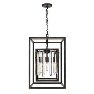Hollis 4 Light Forged Bronze Mini Chandelier 8404-FB