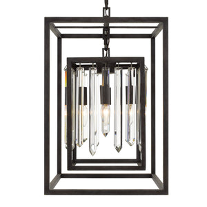 Hollis 4 Light Forged Bronze Mini Chandelier 8404-FB