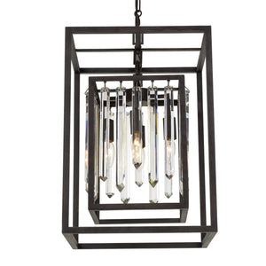 Hollis 4 Light Forged Bronze Mini Chandelier 8404-FB