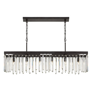 Hollis 6 Light Forged Bronze Chandelier 8407-FB