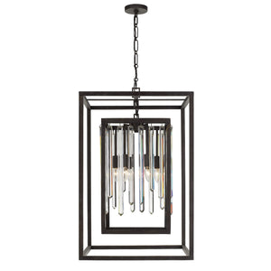 Hollis 6 Light Forged Bronze Chandelier 8409-FB