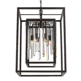 Hollis 6 Light Forged Bronze Chandelier 8409-FB