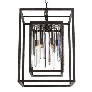 Hollis 6 Light Forged Bronze Chandelier 8409-FB