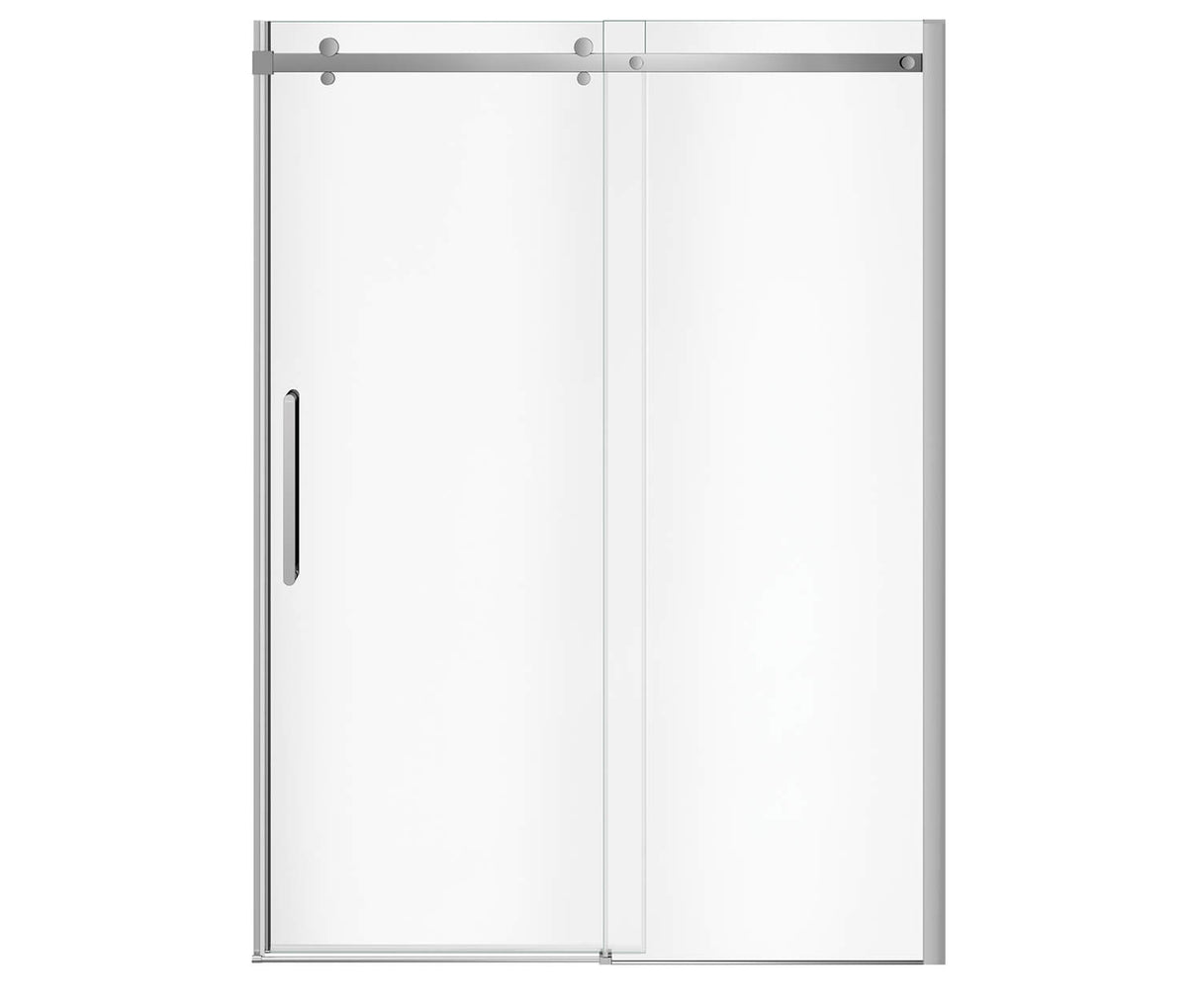 MAAX 138952-900-084-000 Halo Pro 56 ½-59 x 78 ¾ in. 8mm Sliding Shower Door for Alcove Installation with Clear glass in Chrome