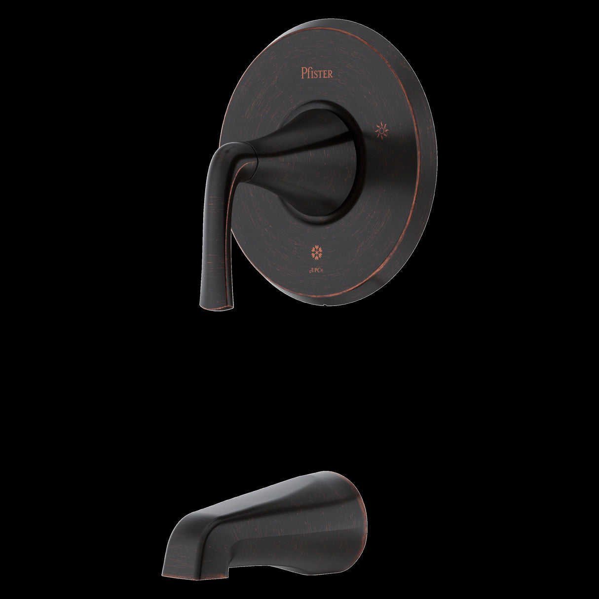 McAllen 1-Handle Tub Only Trim Kit in Tuscan Bronze